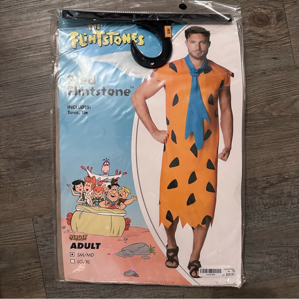 Fred Flintstone Orange Costume
